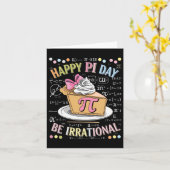 Carte Joyeux Pi Day Funny Math Enseignant Pi Day Coque (Fleur jaune)