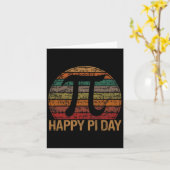 Carte Joyeux Pi Day Math Equations Coucher du soleil Cad (Fleur jaune)