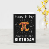 Carte Joyeux Pi Day Tee Math Geek Anniversaire Cool Math (Fleur jaune)