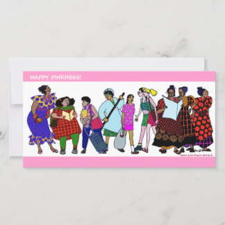 Carte Joyeux Pinkness ! WOW #1