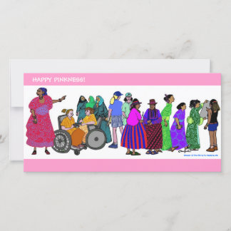 Carte Joyeux Pinkness ! WOW #2