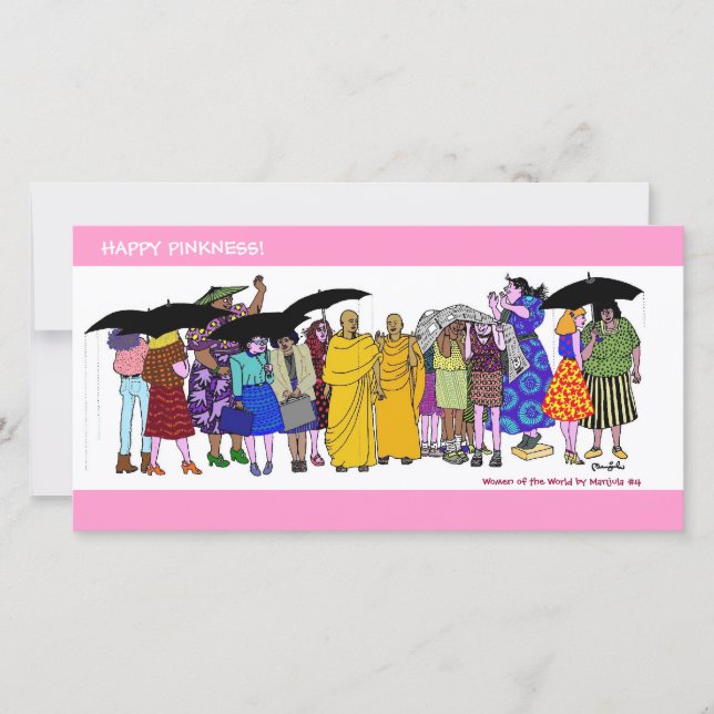 Carte Joyeux Pinkness ! WOW #4 (Devant)