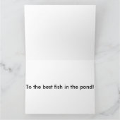 Carte Joyeux poisson d'anniversaire (Intérieur)