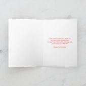 Carte Joyeux poulet du 3e anniversaire (Intérieur)