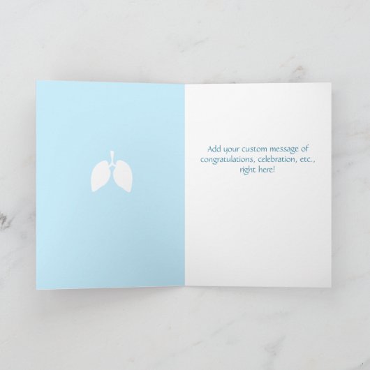 Carte Joyeux poumon-aversaire Green Stripe Custom (Intérieur)