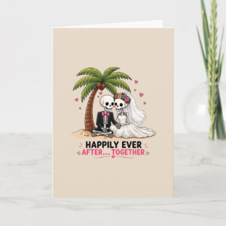 Carte Joyeux Pour Toujours Ensemble Cadeau de Mariage de