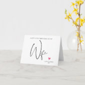 Carte Joyeux premier anniversaire comme cadeau de ma fem (Fleur jaune)