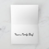 Carte Joyeux premier jour de bus scolaire (Intérieur)