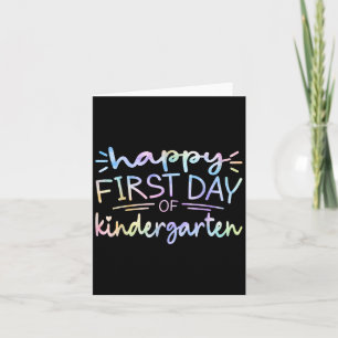 Carte Joyeux Premier Jour De La maternelle Enseignant Ti