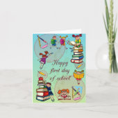 Carte Joyeux premier jour d'école (Devant)