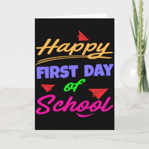 Carte Joyeux premier jour d'école