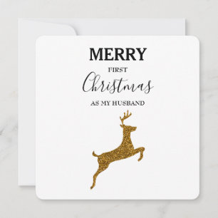 Carte Joyeux Premier Mari de Noël Nouveautés