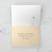 Carte Joyeux premier petit-fils de Pâques lapin personna (Intérieur)