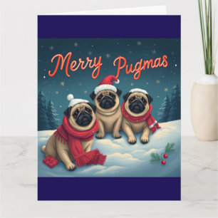 Carte Joyeux Pugmas De Notre Famille