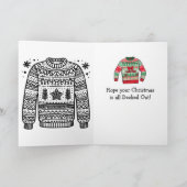 Carte Joyeux Pull Moche | Troisième vendredi de décembre (Intérieur)