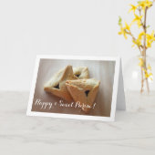 Carte Joyeux Purim (Fleur jaune)