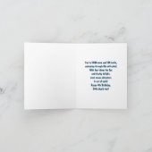 Carte Joyeux requins d'anniversaire avec gâteau (Intérieur)