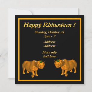 Carte Joyeux Rhinoween !