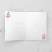 Carte Joyeux Rose d'anniversaire (Intérieur)