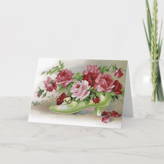 Carte Joyeux Roses d'anniversaire (Devant)