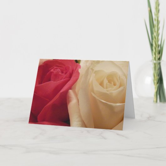 Carte Joyeux Roses d'anniversaire (Devant)
