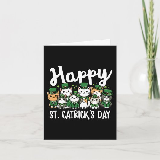 Carte Joyeux Saint-Catricks Day Jour de la Saint Patrick (Devant)