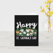 Carte Joyeux Saint-Catricks Day Jour de la Saint Patrick (Fleur jaune)