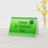 Carte Joyeux Saint Patrick&apos ; s Day (Fleur jaune)