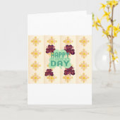 Carte Joyeux Saint Patrick's Day Lovely Art Print (Fleur jaune)