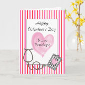 Carte Joyeux Saint-Valentin (Fleur jaune)