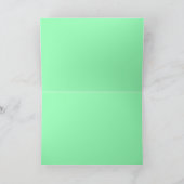 Carte Joyeux salutations de la Saint Patrick (Intérieur)