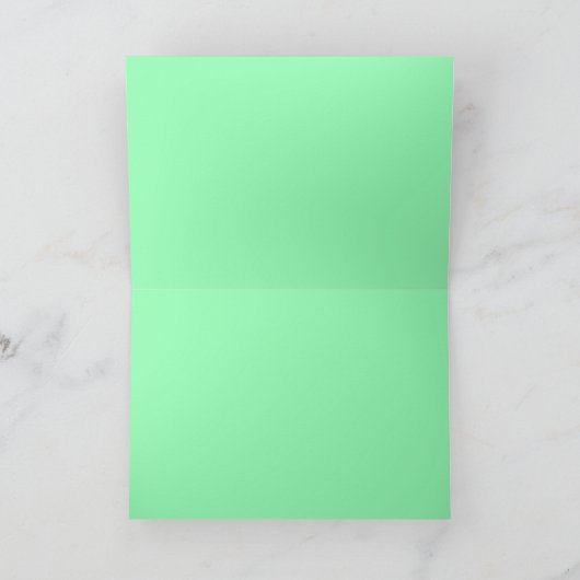 Carte Joyeux salutations de la Saint Patrick (Intérieur)