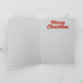 Carte Joyeux Santa enfonçant dans un dunk de Noël (Intérieur)