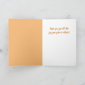 Carte Joyeux Scarecrows Automne Anniversaire (Intérieur)