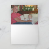 Carte Joyeux script de Fête des pères (Intérieur)