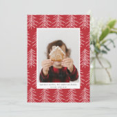 Carte Joyeux script photo texte vacances modernes (Debout devant)