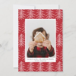 Carte Joyeux script photo texte vacances modernes