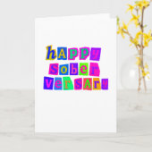 Carte Joyeux Soberversaire avec enveloppe 5x7 (Fleur jaune)