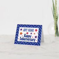 Joyeux Soberversaire Personnalisé anniversaire de