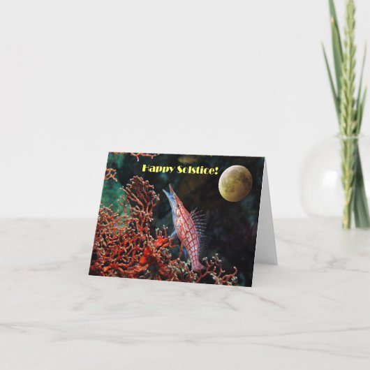 Carte Joyeux solstice (Devant)