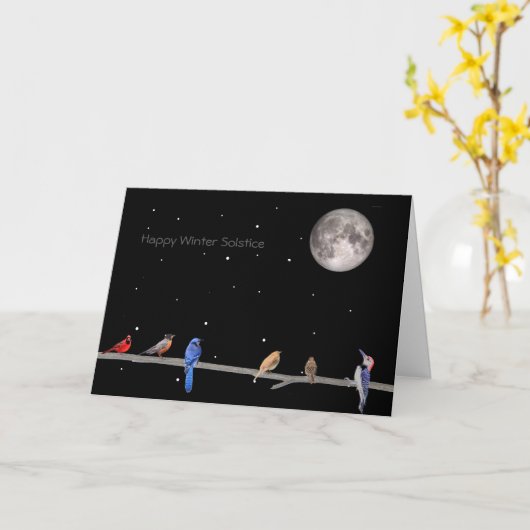 Carte Joyeux solstice d'été (Fleur jaune)