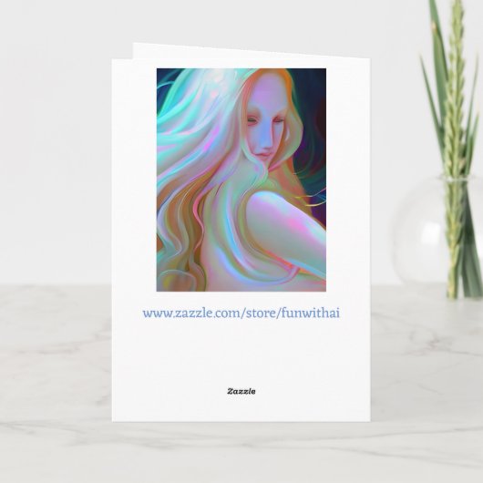 Carte Joyeux solstice d'hiver (Dos)