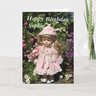 Carte Joyeux Sophie d'anniversaire