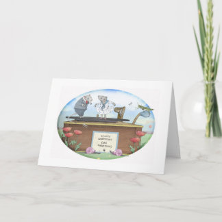 Carte Joyeux souris d'anniversaire