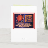 Carte Joyeux souvenir de Noël / Refuse / Recyclage Colle (Dos)