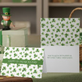 Carte Joyeux St. Patrick's Day | Motif Trèfle à Tr