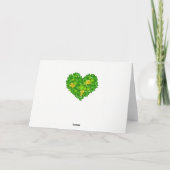 Carte Joyeux St. Patrick's Day Pot of Gold et Rainbow (Dos)