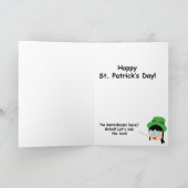 Carte Joyeux St. Patrick's Day Rainbow (Intérieur)