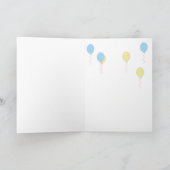 Carte Joyeux style de cirque d'anniversaire (Intérieur)