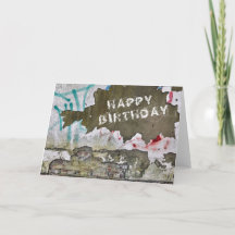 Joyeux style de graffiti d'anniversaire